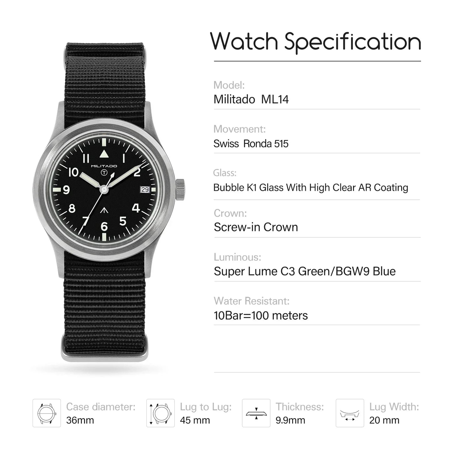 Military Heritage Watch - Belgravia Attire