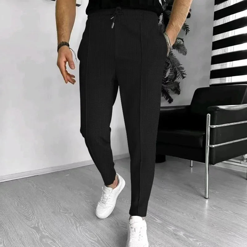 Harrington Waffle Pants - Belgravia Attire