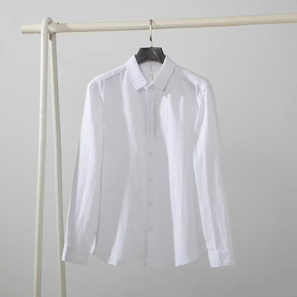 Ascot Vintage Linen Shirt - Belgravia Attire