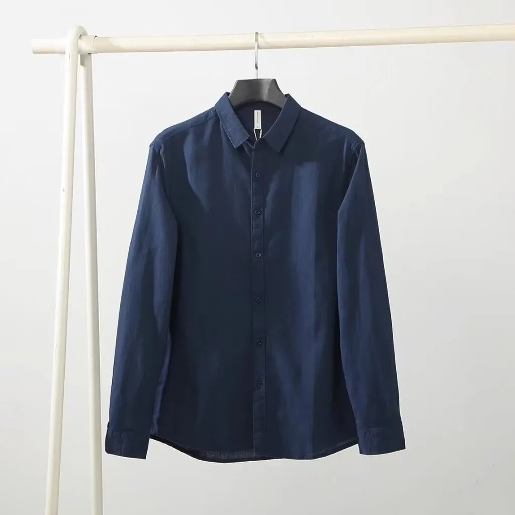 Ascot Vintage Linen Shirt - Belgravia Attire
